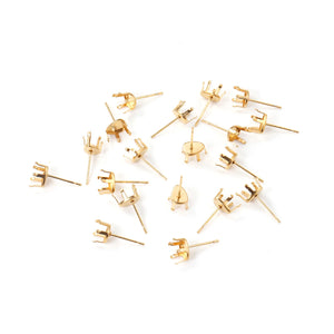 100pcs 316L Stainless Steel Water Drop Earring Base for DIY Jewelry Making