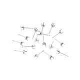 100pcs/lot Steel Heart Earrings Base Crystal Bump Earrings For DIY