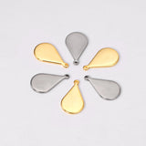 Stainless Steel Oval Pendant Charm For Jewelry Making