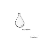Stainless Steel Oval Pendant Charm For Jewelry Making