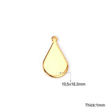 Stainless Steel Oval Pendant Charm For Jewelry Making
