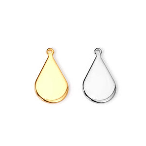 Stainless Steel Oval Pendant Charm For Jewelry Making