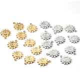 10Pcs/Lot Sun Pendant Human Face Charms for Necklace DIY Jewelry Making