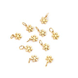 10pcs/Lot Christmas Snowflake Pendant for DIY Jewelry Making