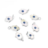 10pcs Silver Stainless Steel Heart Pendant DIY Jewelry Making
