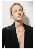 1pc Stainless Steel Twist Chains Necklace Hiphop Jewelry 2mm 3mm Pendants