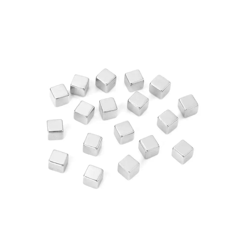 50pcs Stainless Steel Cube Spacer Beads for DIY Jewelry Making