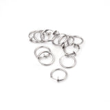 50pcs Stainless Steel Earrings Clip Nose Belly Button Jewelry