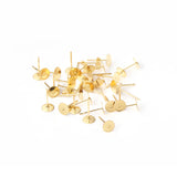 100pcs Stainless Steel Blank Earring Studs for DIY Jewelry Making