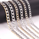 ASON High Stainless Steel Chain Jewelry Womem Men Necklace