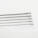 ASON Hip-Hop Stainless Steel Rope Chain Necklace Waterproof Collar