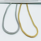 ASON Stainless Steel Foxtail Chain Necklace for Men Women