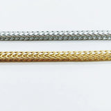 ASON Stainless Steel Foxtail Chain Necklace for Men Women