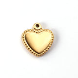 ASON Heart Pendant Charms for Jewelry Making Necklace Bracelet
