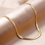 ASON Stainless Steel Sliver Blade Chain For Necklace Collar Bracelet Jewelry