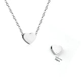 ASON Stainless Steel Pendant Heart Charms For Women Jewelry