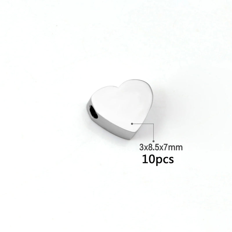ASON Stainless Steel Pendant Heart Charms For Women Jewelry