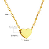 ASON Stainless Steel Pendant Heart Charms For Women Jewelry