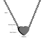 ASON Stainless Steel Pendant Heart Charms For Women Jewelry