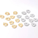 ASON Stainless Steel Sliver Irregular Pendant Single Hole Charm