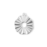 ASON Stainless Steel Sliver Irregular Pendant Single Hole Charm
