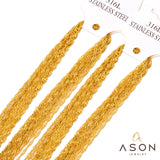 10pcs Stainless Steel Twisted Singapore Chain Necklace 2mm Width
