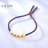Purple Adjustable Soft Bracelets Stainless Steel Accessories For Women