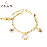 Ocean Series Charm Bracelet 316L Stainless Steel Women Jewelry