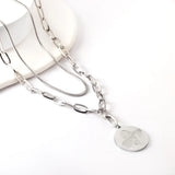 Halloween Wizard Hat Skull Pendant Necklace Stainless Steel