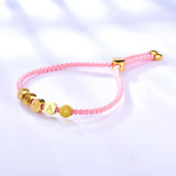 Pink G A Letter Stars Heart Cylinder Soft Bracelets Stainless Steel For Women