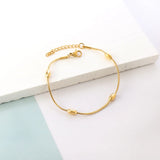 Oval Link Chain Bracelet Stainless Steel Women's Jewelry
