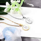 Religious Jesus Virgin Mary Pendant Necklace for Women Chain Jewelry