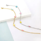 Rabbit Heart Star Balloon Charm Bracelet Stainless Steel