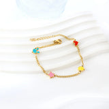 Rabbit Heart Star Balloon Charm Bracelet Stainless Steel