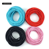 6mm PU Leather Rope Jewelry Making 2Meter DIY Handcraft Braided Leather Cords
