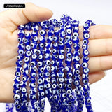 ASSOMADA Eye Beads Lucky Eyes Bead Pendant Key Buckle Ornament DIY