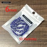 ASSOMADA Eye Beads Lucky Eyes Bead Pendant Key Buckle Ornament DIY