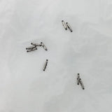 5pcs Titanium 14G Ear Bridge Extension Rod 4mm Internal Thread Piercing Jewelry