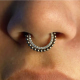 Titanium Daith Piercing 16G Clicker Nose Ring