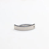 ASTM F136 Titanium 14G Belly Button Ring Reverse Curved Navel Barbell Piercing