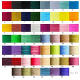 5mm Nylon Round Cords Braided Ropes DIY String Strap Threads Beading Bracelet