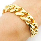14mm Stainless Steel Hand Chain Men Bracelet High Quality Men Jewelry