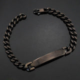 Stainless Steel Personalized ID Bracelet for Men Women