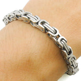Stainless Steel Bracelet Wristband Hand Chain MENS JEWELRY