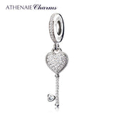 Clear CZ Trust Pendant Drops for Bracelet Necklace