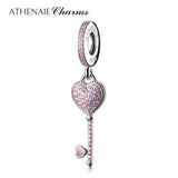 Clear CZ Trust Pendant Drops for Bracelet Necklace