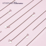 925 Silver Chain Necklace for Women Men S925 Jewelry Gift