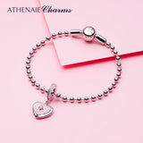 925 Sterling Silver Soft Beads Bracelet for Women