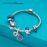 925 Silver Rubber Stopper Clip Safe Chain Charms for Bracelet Bangle