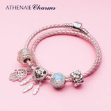 Butterfly Opal 925 Sterling Silver Beads Charms Pendant Fit Bracelet Bangle